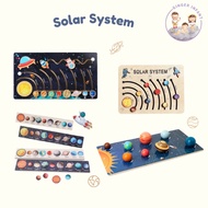 Solar system educational planet toys wooden planet board toys wooden planet toys by gingerinfant