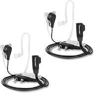TIDRADIO Walkie Talkie Headsets with Mic 2 Pins for Baofeng UV-5R BF-F8HP BF-888S,TD-628, TD-H3,TD-H