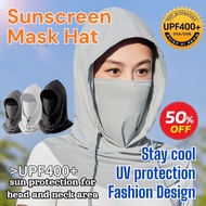 【Ship In 24h】Bike Mask Uv Protection Ice Silk Bicycle Skincare/Summer Face Cover Breathable Upf50+/B