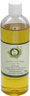 Olive Oil | Olea Europaea | Pure Olive Oil | For Hair | Unrefined | 100% Pure Natural | Cold Pressed | 100ml | 3.38oz By R V Essential
