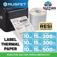 Thermal Receipt Paper sticker Label barcode printer Olshop