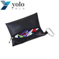 YOLO Golf Tee Holder Bag Portable Durable Golf Ball Tee Golf Accessories Storage Pouch Storage Bag Golf Tee Bag