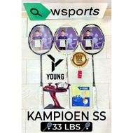 YOUNG KAMPIOEN SS 7 8 9 33LBS Badminton Racket Original