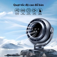 Dr Flash Rechargeable Desk Fan LED Screen Wireless Rechargeable Battery Wall Fan Air Circulation Fan