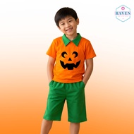 PUMPKIN HALLOWEEN Fashion Trendy Outfit Costume Dress for Kids Outfit Occasion Spooky School Event