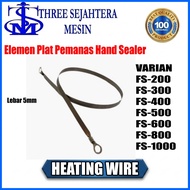 Element Heating Wire Hand Impulse Sealer Element 5mm Wide Heating Wire Plate