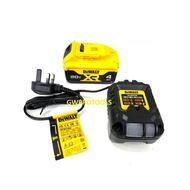 DEWALT - DCB182 20V MAX 4.0AH XR LI-ION BATTERY & DCB1102 10.8V-20V MAX LI-ION COMPACT BATTERY CHARG