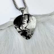 New Taipei Shipment💥NANA Guitar Pick Necklace Nanana NANA Band Group Music Pick Metal Pick Necklace 