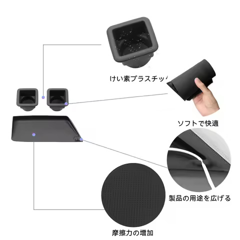 for Suzuki SOLIO/SOLIO BANDIT 2021-2025 Car Dashboard Water Cup Holder Anti-Slip Pad Instrument Pane