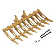 Huina Excavator Metal Rake Bucket for 1/14 RC 1580 1550 1592 1593 1594 1599 DIY Excavator Accessorie