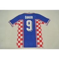 1998 Croatia Home Away Retro Soccer Jersey Football E3LZ