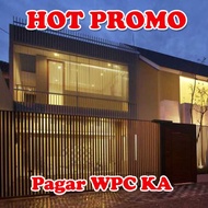 Pagar WPC Minimalis / Pagar Kayu Asri Termurah