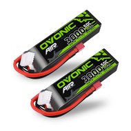 OVONIC 3S Lipo Battery 50C 3000mAh 11.1V Lipo Battery with Dean-Style T Connector for RC Airplane He