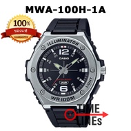 CASIO ของแท้ รุ่น MWA-100H MWC-100H MWD-100H นาฬิกาข้อมือผู้ชาย มีกล่อง ประกัน1ปี MWA MWC MWD MWA100