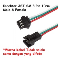 JST Connector SM 3 Pin Male Female 3Pin Cable Connector