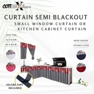 COTTONXTREAM KCC30-KCC38 NEW SERIES Kitchen Curtain / Cabinet Curtain / Langsir Cabinet Dapur /