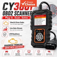 CY3001 Professional OBD2 Scanner Check Engine Light Code Reader Fault Diagnostic Tool