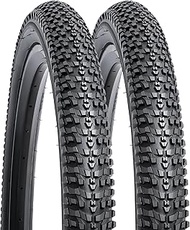 YUNSCM 2-PCS 26" Mountain Bike Tires 26 x 1.95/53-559 Compatible with 26x1.95 26x2.0 Bike Bicycle Ti