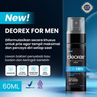 DEOREX Body Odorizer For Men Deodorant Replacement/ Body Odor Reduction/ Men's/