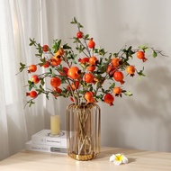 Fake Pomegranate Branches Real - Decorative Fruit Branches