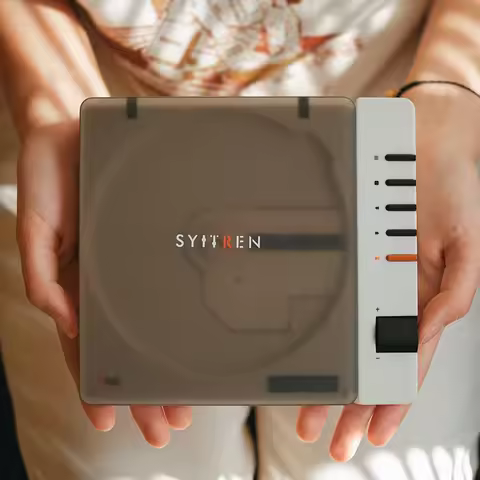 Syitren R300 CD Player Fashion Retro Portable Wireless Bluetooth HIFI Album Player Music Walkman Sup