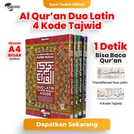 Mushaf Alquran Almadrasah Duo Latin Tetrakode Terjemahan Terjemah Perkata Tajwid Warna Mudah Al Qura