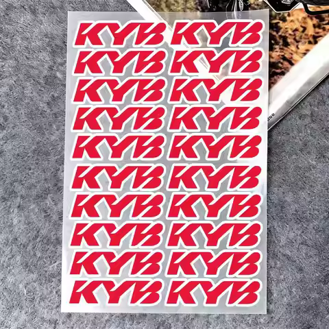 For KYB Reflective Motorcycle Stickers, 3M Safety Warning At Night In The Dark Scooter Helmets