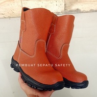 Populer Sepatu Safety Shoes Septy Boot KING Shoes SKN Murah Kulit