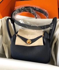 Hermes Mini Lindy午夜藍