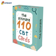 (aniasan) Cbt Self-help Cards Positive Thinking Therapy Cards 110pcs Cbt Deck Cards for Anxiety Reli