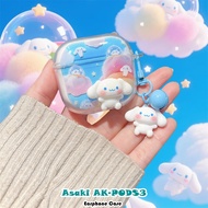 READY STOCKFor Asaki AK-PODS3 Casing Case Soft Silicone Earphone Case DIY Cute Cat