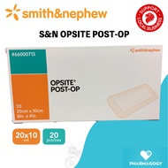 S&N OPSITE POST-OP 20cm X 10cm, 20pc/box Smith & Nephew Opsite Post-Op Smith and Nephew Opsite Post-