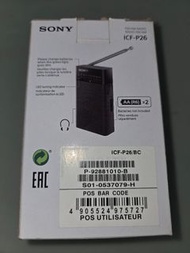 SONY ICF-P26 FM/AM 收音機