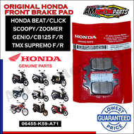 ORIGINAL HONDA FRONT BRAKE PAD (HONDA BEAT/CLICK/SCOOPY/ZOOMER/GENIO/CB125 /TMX125/TMX SUPREMO) HOND