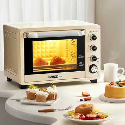 Petrus 38L Electric Oven Independent Temperature Control 220V Kitchen Oven Horno Eléctrico Hot Air F