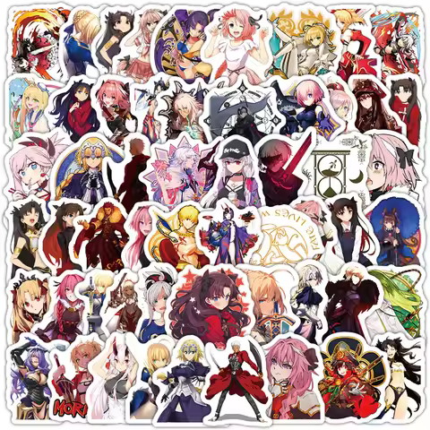10/30/50/100pcs Emiya Shirou Fate Stickers Matou Sakura Stay Night Sticker Notebook Skateboard Lapto