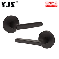 Black lever Keyed Entry  Door Knob