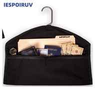 IESPOIRUV Hidden Pocket Safe,  Cloth Discreet Storage Hanger Diversion Safe, Household Waterproof Sa