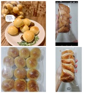 黑糖饼+豆沙饼+加椰角+红豆沙饼 Brown Sugar HiongPiah+Tau Sah Piah+Kaya Puff+Red Bean Puff