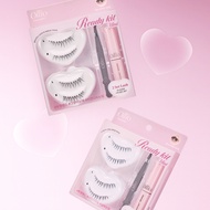Ollio Falscara Eyelash [Ready KIT] 16pcs (+Mini Bond, Tweezer)