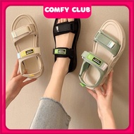 READY STOCK 🚚 1216 FINNA Kasut Perempuan Fin Straps Women Sandals Fashionable Selipar Wanita Design 