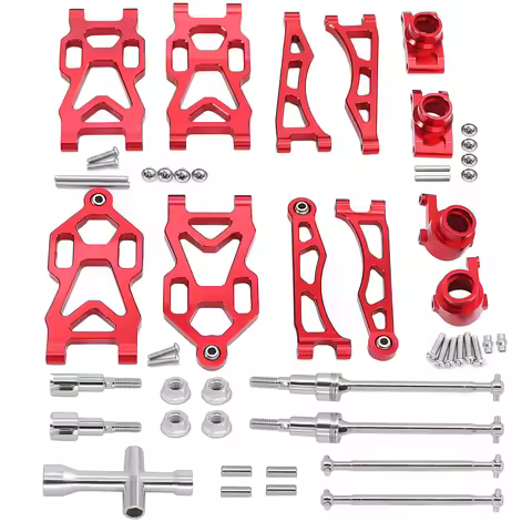 For SCY 16101 16102Pro 16103 Aluminum Suspension Swing Arm Drive Shaft Rear Hubs Steering Cup For JJ