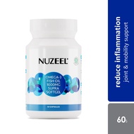 Nuzeel Omega 3 Fish Oil 1000mg Supra Softgel 60s | Brain & Nerve System Support