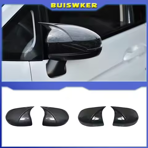 Rearview Mirror Cap Wing Side Mirror Cover Fit for Honda Shuttle Fit Jazz GK5 2014 2015 2016 2017 20