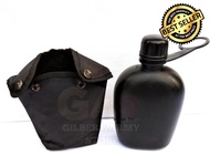 Veples Botol tempat air minum / Veples Army Hitam / Botol Air Militer warna Hitam