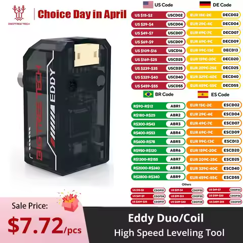 BIGTREETECH Eddy Duo Eddy Coil High-Speed Leveling Tool for Klipper 20 Sec fast leveling for Stealth