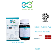 Infinity Probiotics Plus 30 Vegetable Capsules | Halal & KKM Certified | 6 Strain Probiotic FloraFit