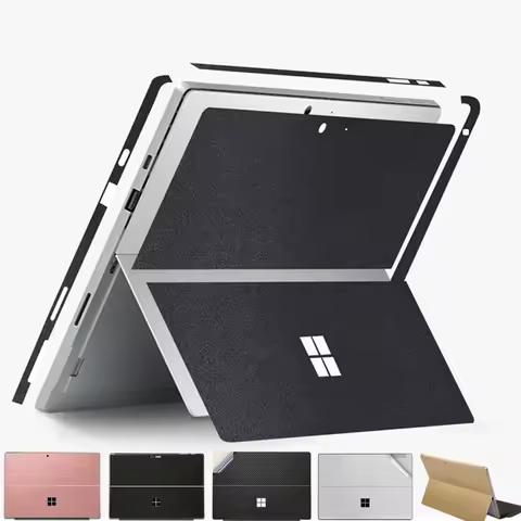 Vinyl Sticker No Residue For Microsoft Pad Surface Pro 8/7/6/5/4/3 Surface Pro X Back Cover Full Bod