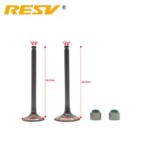 RESV for Yamaha Crypton 110 JS110 JYM110 JY110 110cc F8 C8 I8 Valve Intake Exhaust Stem Valve Oil Se