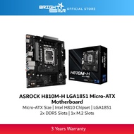 ASROCK H810M-H LGA1851 Micro-ATX Motherboard